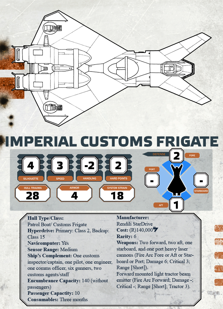 imperial customs frigate