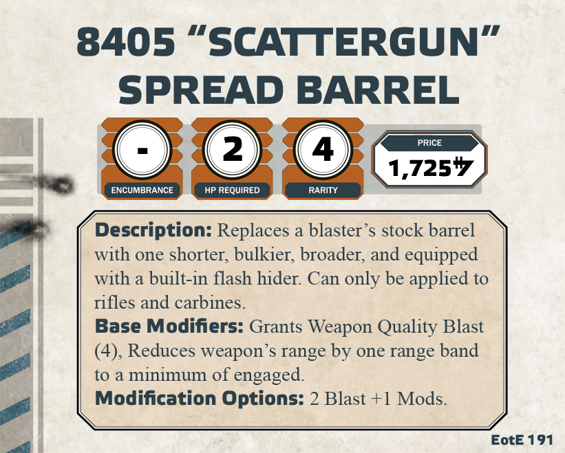 spread barrel