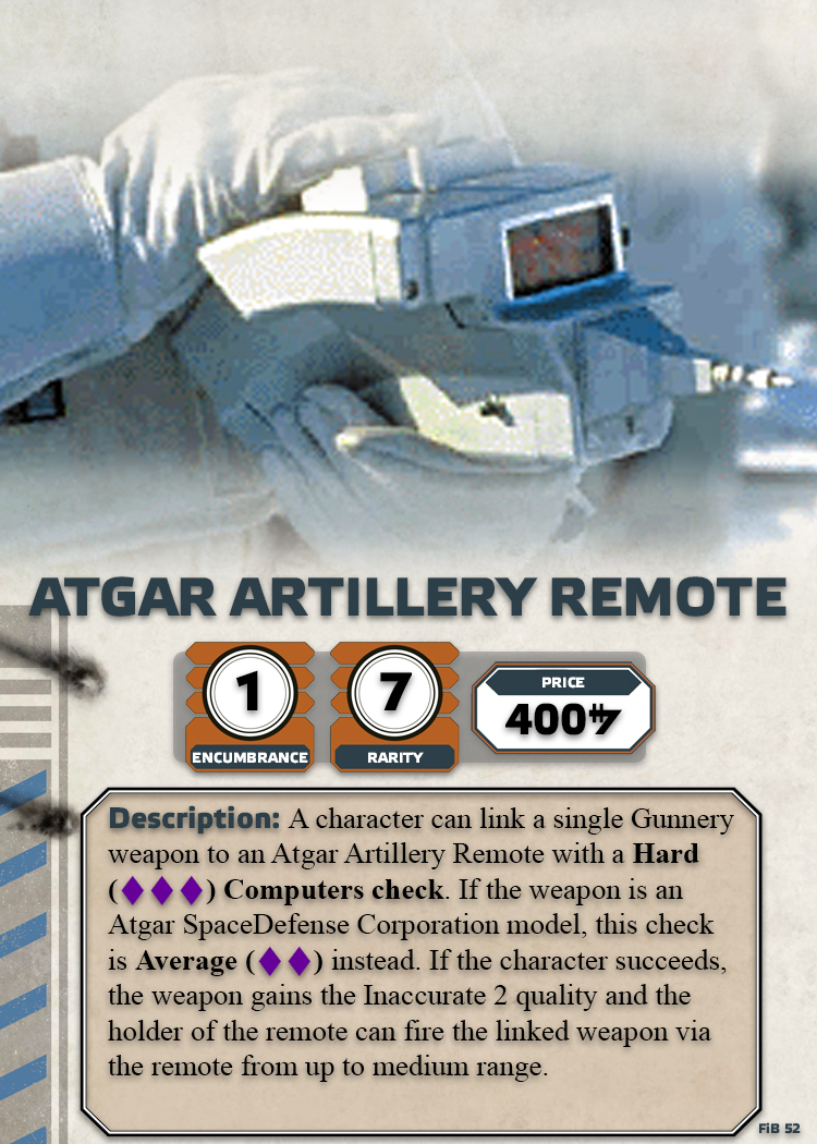 Atgar Artillery Remote