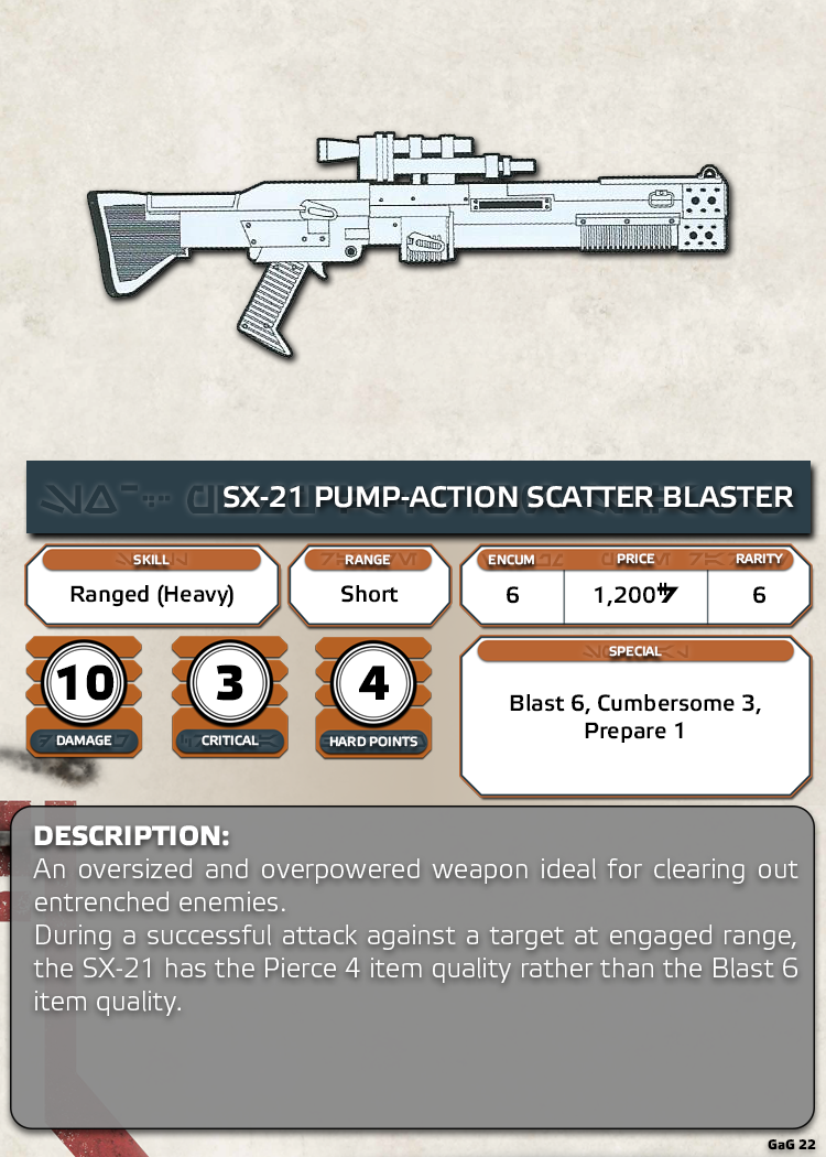sx21 pumpaction scatter blaster